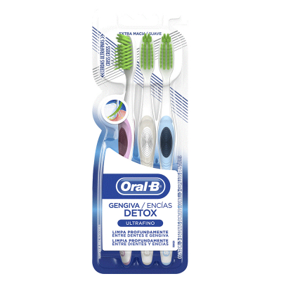Cepillo Dental Encías Detox Oral-B 3 Und/Paq
