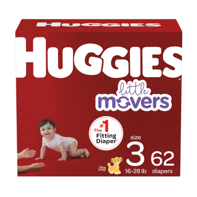 Pañales Etapa 3 Huggies Little Movers 66 Und/Paq