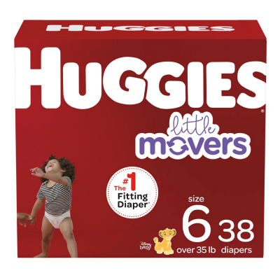 Pañales Etapa #6 Huggies Little Movers 40 Und/Paq