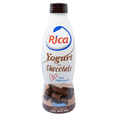 Yogurt Bebible De Chocolate Rica 980 Gr