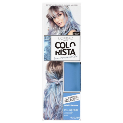 Tinte Semi-Permanente Blue 600 L'Oréal Colorista 4 Onz 