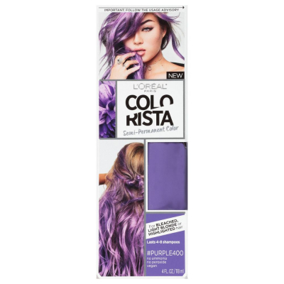 Tinte Semi-Permanente Purple 400 L'Oréal Colorista 4 Onz 