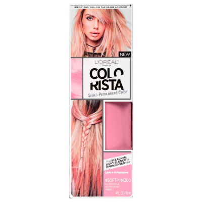Tinte Semi-Permanente Soft Pink 300 L'Oréal Colorista 4 Onz 