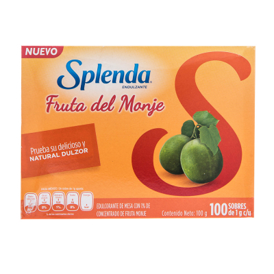 Edulcorante Fruta Del Monje Splenda 100 Gr