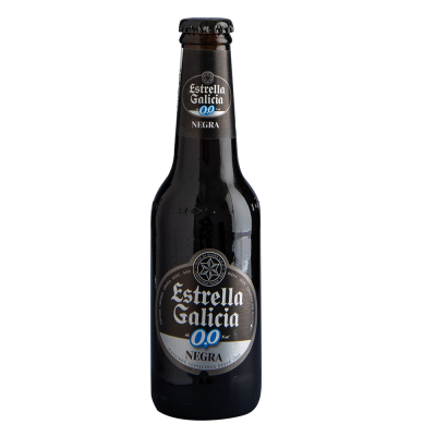 Cerveza Negra 0.0 Alcohol Estrella Galicia 25 Cl