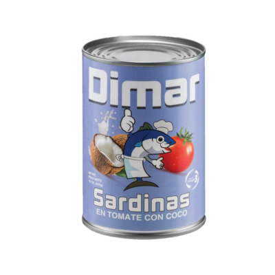 Sardina En Salsa De Tomate Y Coco Dimar 425 Gr