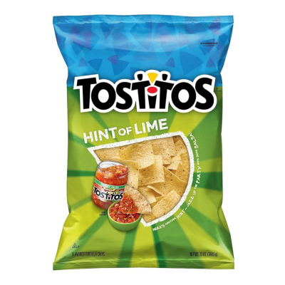 Chips Hint Of Lime Tostitos 10 Onz