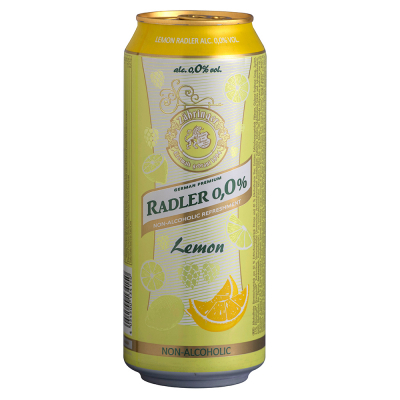 Cerveza De Limon Sin Alcohol Zahringer 500 Ml 