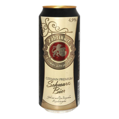 Cerveza Negra Zahringer 500 Ml 
