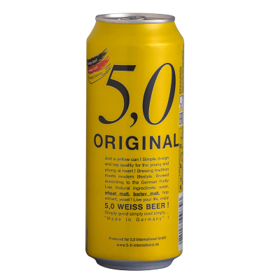 Cerveza 5,0 Original Weiss Lata 500 Ml