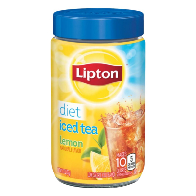 Mezcla De Te Frio Sabor Limon Dietetico Lipton 10 Qt 