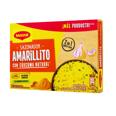 Sazonador Amarillito Maggi 8 Und/Paq 