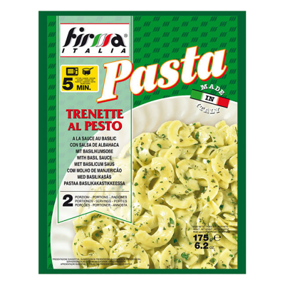 Pasta Pre-Cocida Trenette Al Pesto Firma Italia 175 Gr	