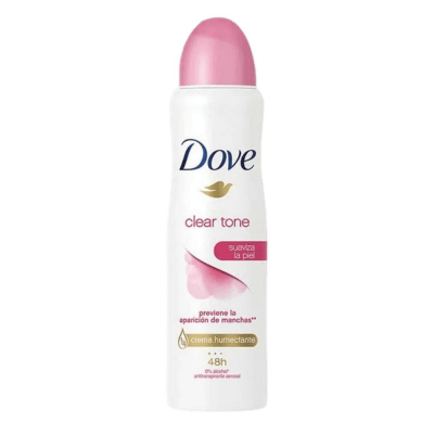 Desodorante En Aerosol Clear Tone Dove 89 Gr 