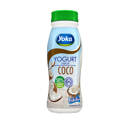 Yogurt Bebible Sabor Coco Yoka 8 Onz