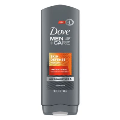 Gel De Baño Men+Care Skin Defense Dove 18 Onz 