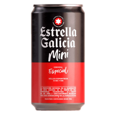 Cerveza Mini Especial Estrella Galicia 25 Cl 
