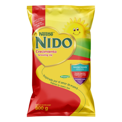 Nestlé Nido Crecimiento Bolsa 800g