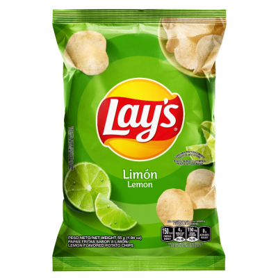 Papitas Fritas Con Limon Lay's 55 Gr 