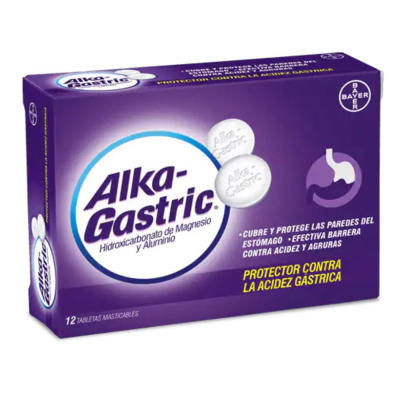 Antiácido Alka Gastric 12 Tabletas 