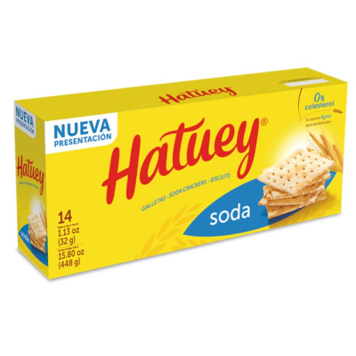 Galleta De Soda Hatuey 14 Und/Paq 