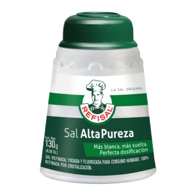 Sal Alta Pureza Salero Refisal 130 Gr 