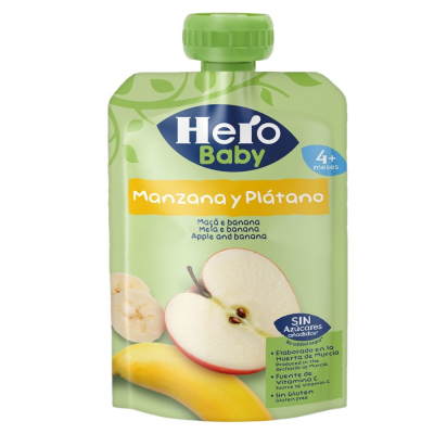Colado Manzana y Banana Hero 100 Gr