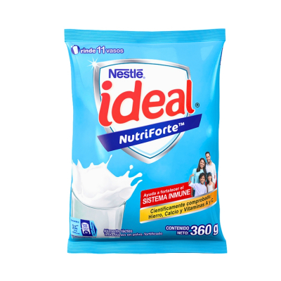 Alimento Lácteo en Polvo Nestlé Ideal Bolsa 360 Gr