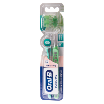 Cepillo Dental Oral B Pro Salud Ultrafino 2 Und/Paq