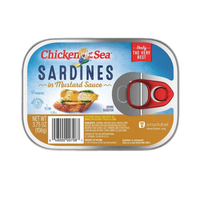Sardinas En Salsa De Mostaza Chicken Of The Sea 106 Gr 