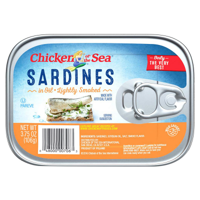 Sardinas Ahumadas En Aceite Chicken Of The Sea 106 Gr 