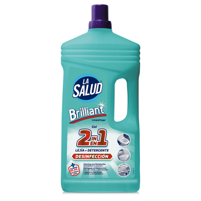 Limpiador en Gel 2 en 1 Lejía + Detergente Brilliant La Salud