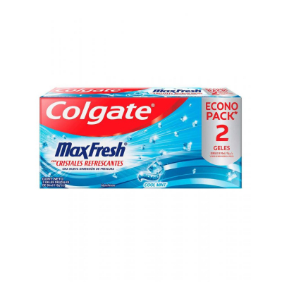Crema Dental Max Fresh Colgate 2 Und/Paq 90 Ml