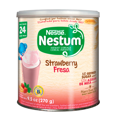 Nestlé Nestum Cereal Instantáneo Fresa Lata 270g