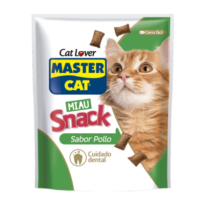 Snacks Sabor a Pollo Para Gatos Master Cat 60 Gr