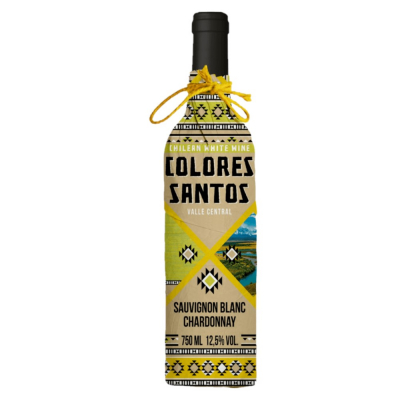 Vino Blanco Sauvignon Chardonnay Colores Santos 75 Cl