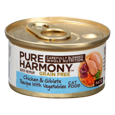 Alimento Para Gatos Pollo y Verduras Pure Harmony 3 Onz