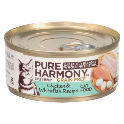 Alimento Para Gatos Pollo y Pescado Pure Harmony 5.50 Onz