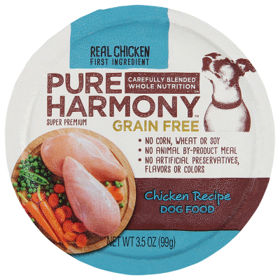 Pate de Pollo Sin Cereal Para Perros Pure Harmony 3.5 Onz