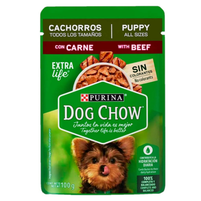 Alimento Húmedo Para Cachorros Carne Purina Dog Chow 3.5 Onz