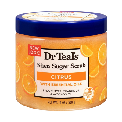 Exfoliante Citrus Dr. Teal's 19 Onz 