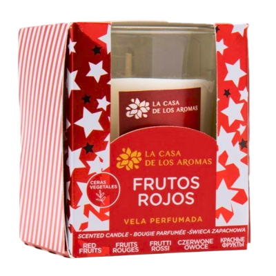 Vela Navidad Frutos Rojos Casa de los Aromas, 1 Und