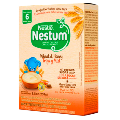 Cereal Infantil Trigo y Miel Nestum 250 Gr