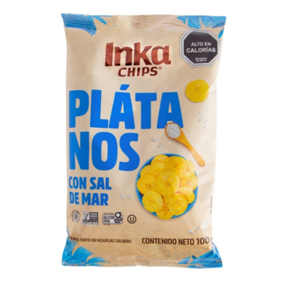 Snack de Plátano Frito Salado Inka 100 Gr