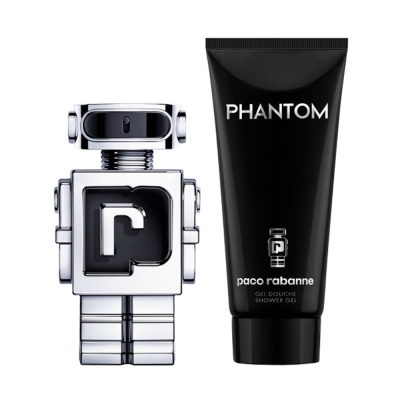 Kit de Perfume Phantom 50 ml + Gel de Baño 100 Ml 