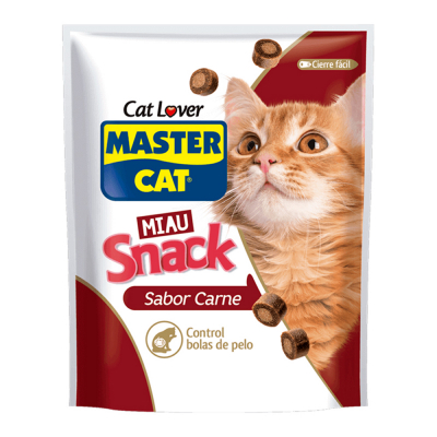 Snack Para Gatos Sabor Carne Master Cat 60 Gr
