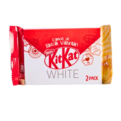 Chocolate White en Barra Kit Kat  2 Und/Paq 41.5 Gr