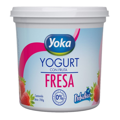 Yogurt Light Sabor Fresa Yoka 32 Onz