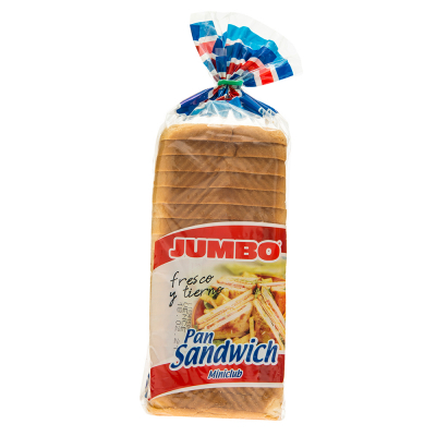 Pan De Sandwich Mini Club Jumbo
