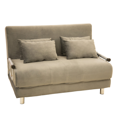 Sofa cama Velvet Gris 124x82x82 Cm 